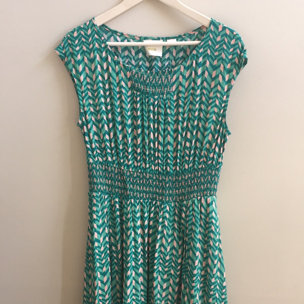 Anthropologie- NWT! dress with smocked waist, sz S